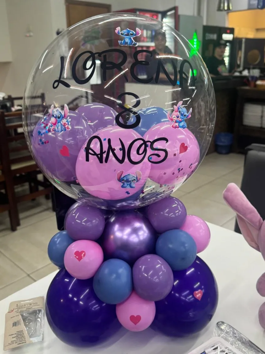 Balão Arranjo de Mesa