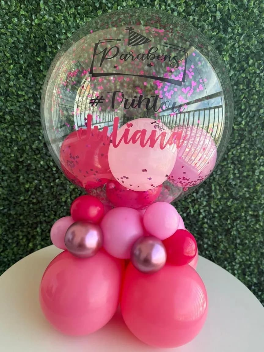 Balão Arranjo de Mesa